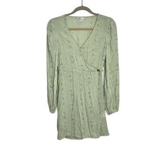 Billabong Long Sleeve Wrap Dress